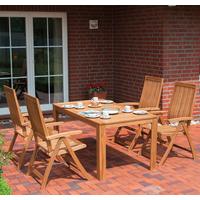 Gartentisch Paleros Echtholz Akazie L: 160 cm - Akaziefarben, KONVENTIONELL, Holz (160/90/75cm) - Siena Garden