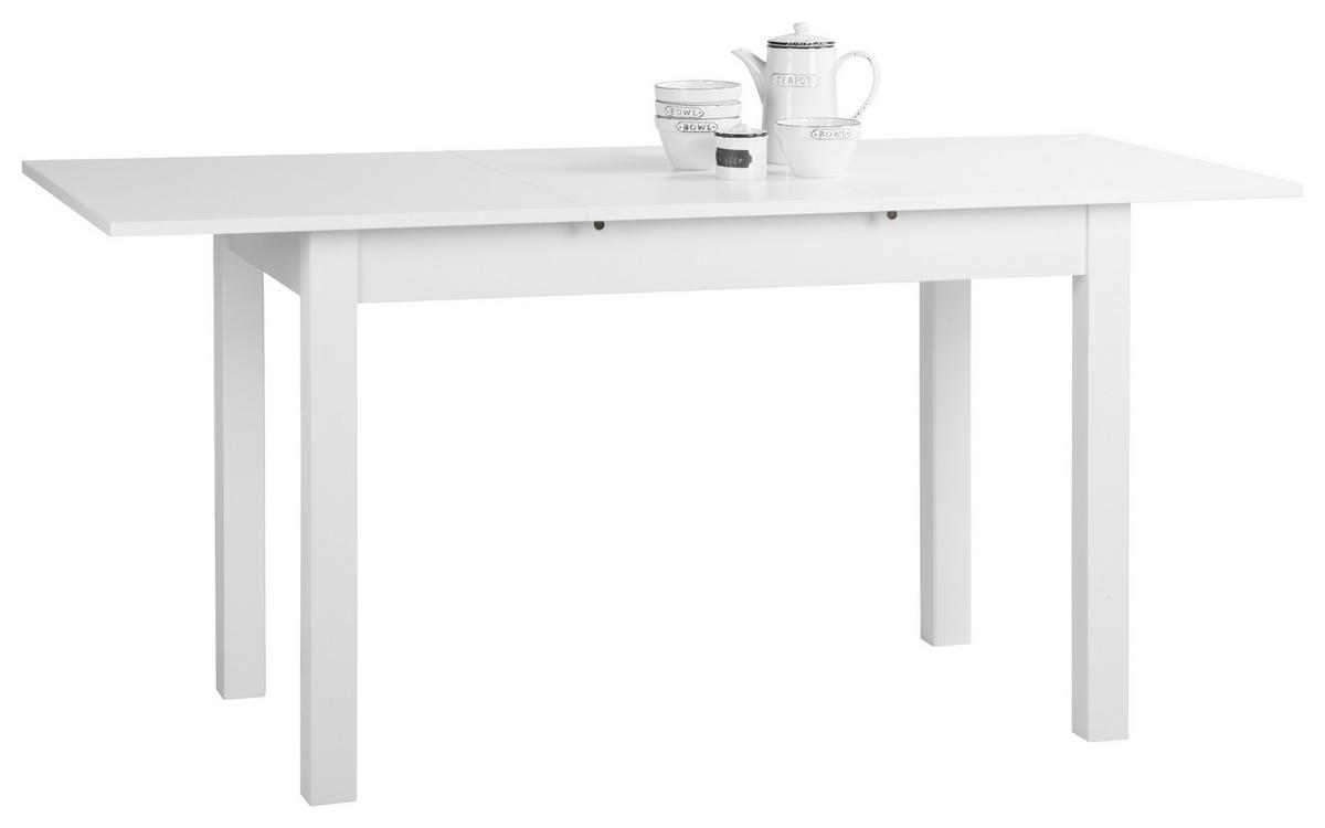 STÓŁ DO JADALNI COBURG 120 - biały, Design, materiał drewnopochodny (120/70/76,5cm) - Carryhome