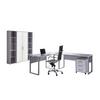 Büro Office Edition Set 3 Grau/Weiß - Weiß/Grau, MODERN, Holzwerkstoff - MID.YOU