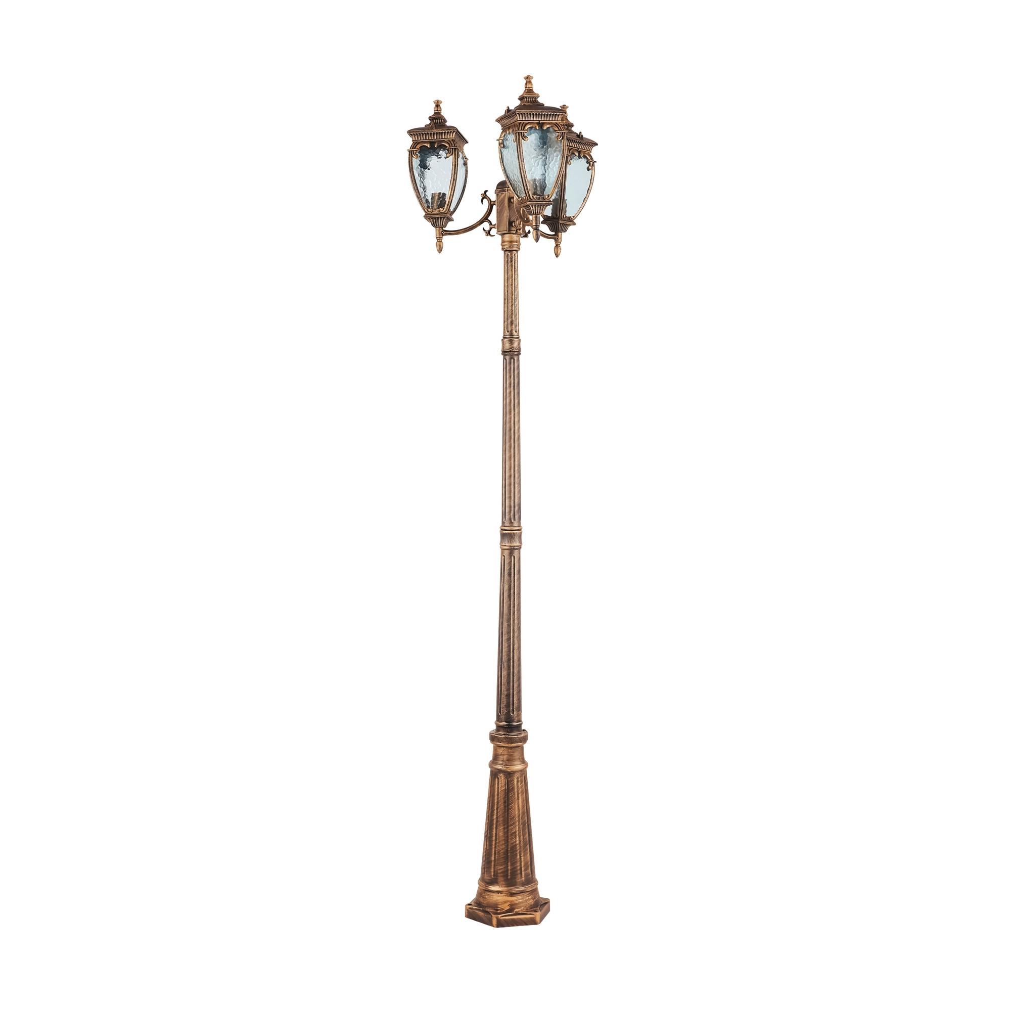 Wegeleuchte Fleur Goldfarben max.60 Watt - Goldfarben/Schwarz, Trend, Metall (57/239cm) - MAYTONI