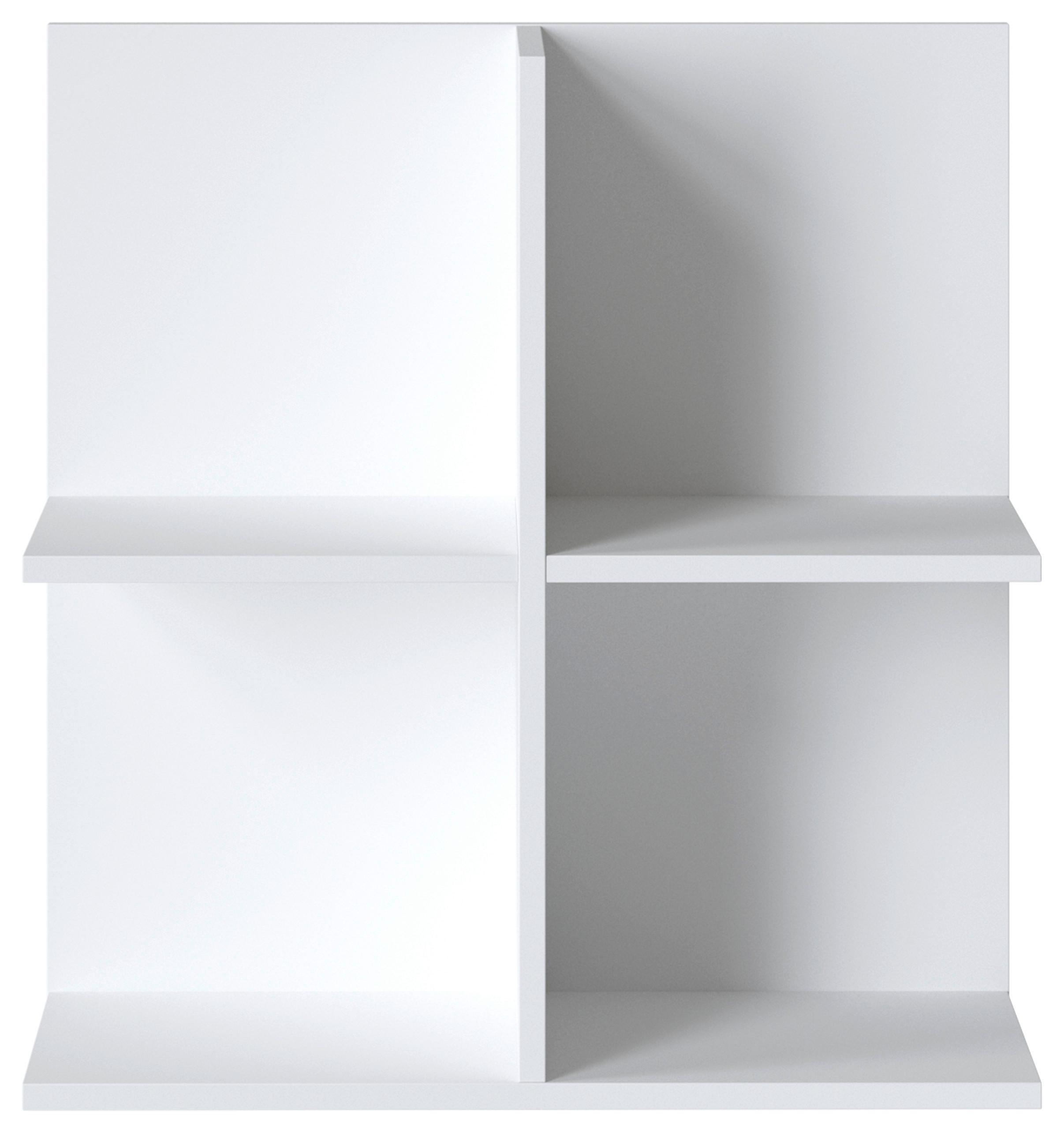 Etajeră de perete TURINO NEO - alb, Trend, material pe bază de lemn (60/62/23,9cm) - Modern Living