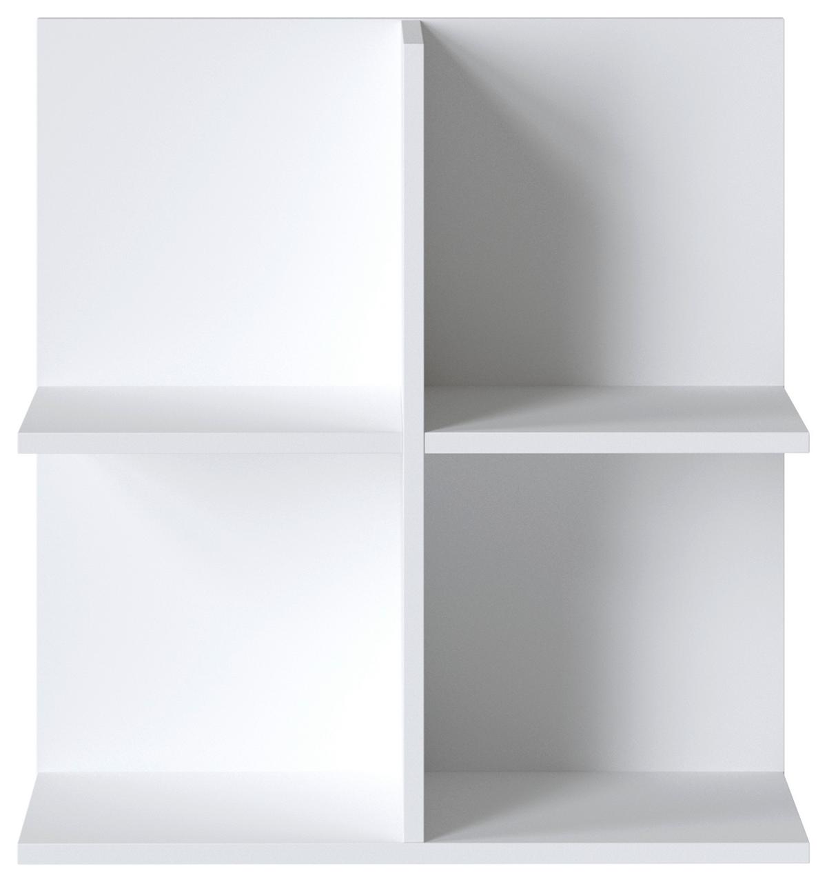 Etajeră de perete TURINO NEO - alb, Trend, material pe bază de lemn (60/62/23,9cm) - Modern Living