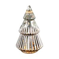 CHOINKA DEKORACYJNA JP18665 - kolor srebrny, Lifestyle, szkło (16/28cm) - X-Mas