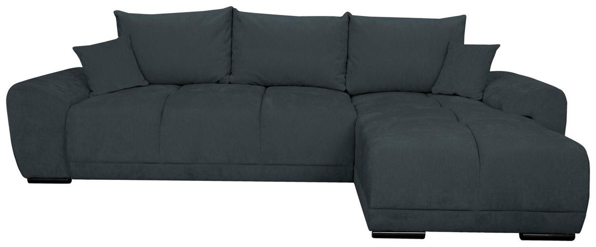 Kutna Garnitura Bonn - boje grafita/crna, Moderno, tekstil/plastika (296/182cm)