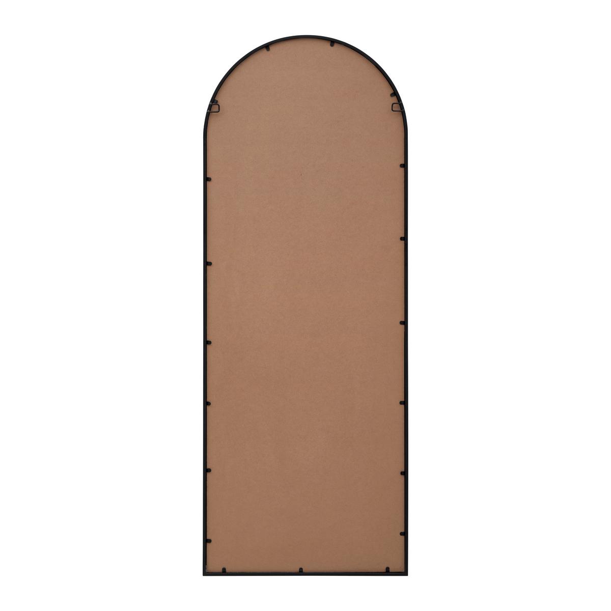 Fali Tükör Madon - fekete, Modern, Üveg/fém (70/185/3cm) - Bessagi Home