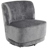 FOTEL NIELS - czarny/szary, Modern, metal/tkanina (65/73/75cm) - MID.YOU