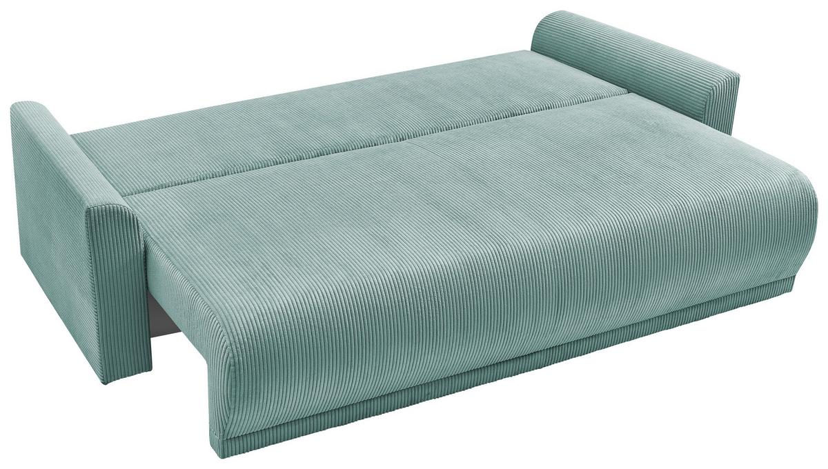 CANAPEA EXTENSIBILA mátově zelený manšestr - verde mentă, Modern, lemn (234/90/103cm) - Modern Living