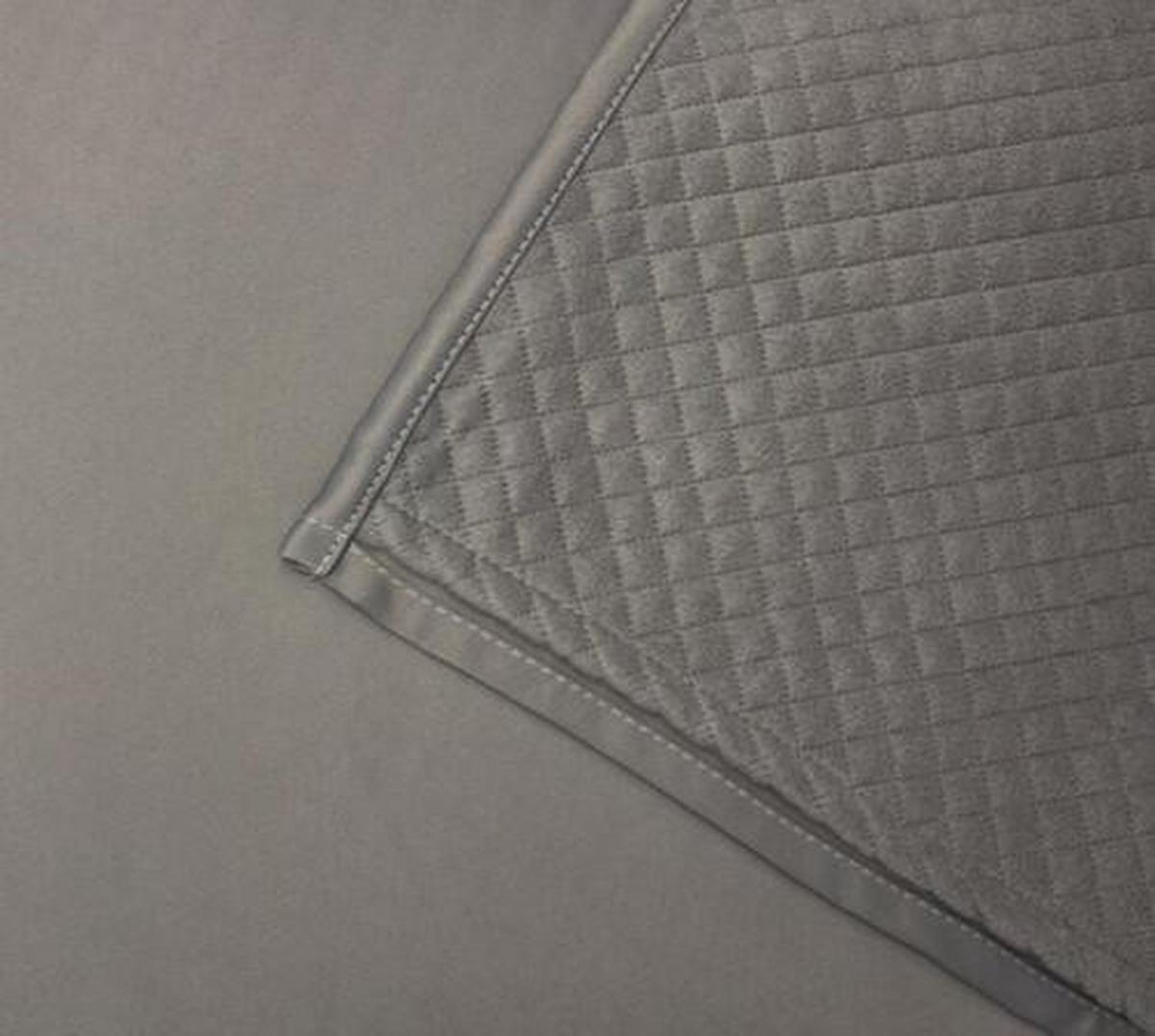 Lärmschutzvorhang Acustico Grau ca. 135x225cm - Grau, KONVENTIONELL, Textil (135/225cm)