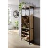 BARELEMENT CHAMPAGNE - Hellbraun/Schwarz, Lifestyle, Holz/Holzwerkstoff (60/30/160cm) - Premium Living