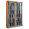 CD-Regal Galerie in Buchefarbe, B: 60 cm - Buchefarben, KONVENTIONELL, Glas/Holzwerkstoff (60/92/18cm) - MID.YOU