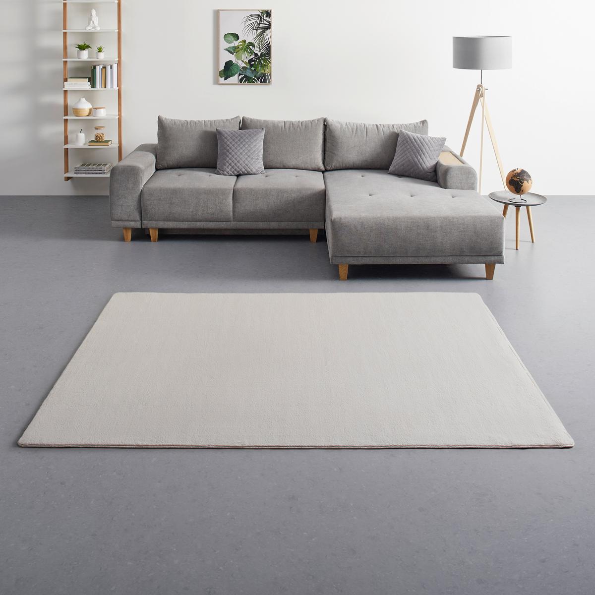 Fellteppich Pälsa Creme ca. 160x230cm - Creme, KONVENTIONELL, Textil (160/230cm) - Mömax