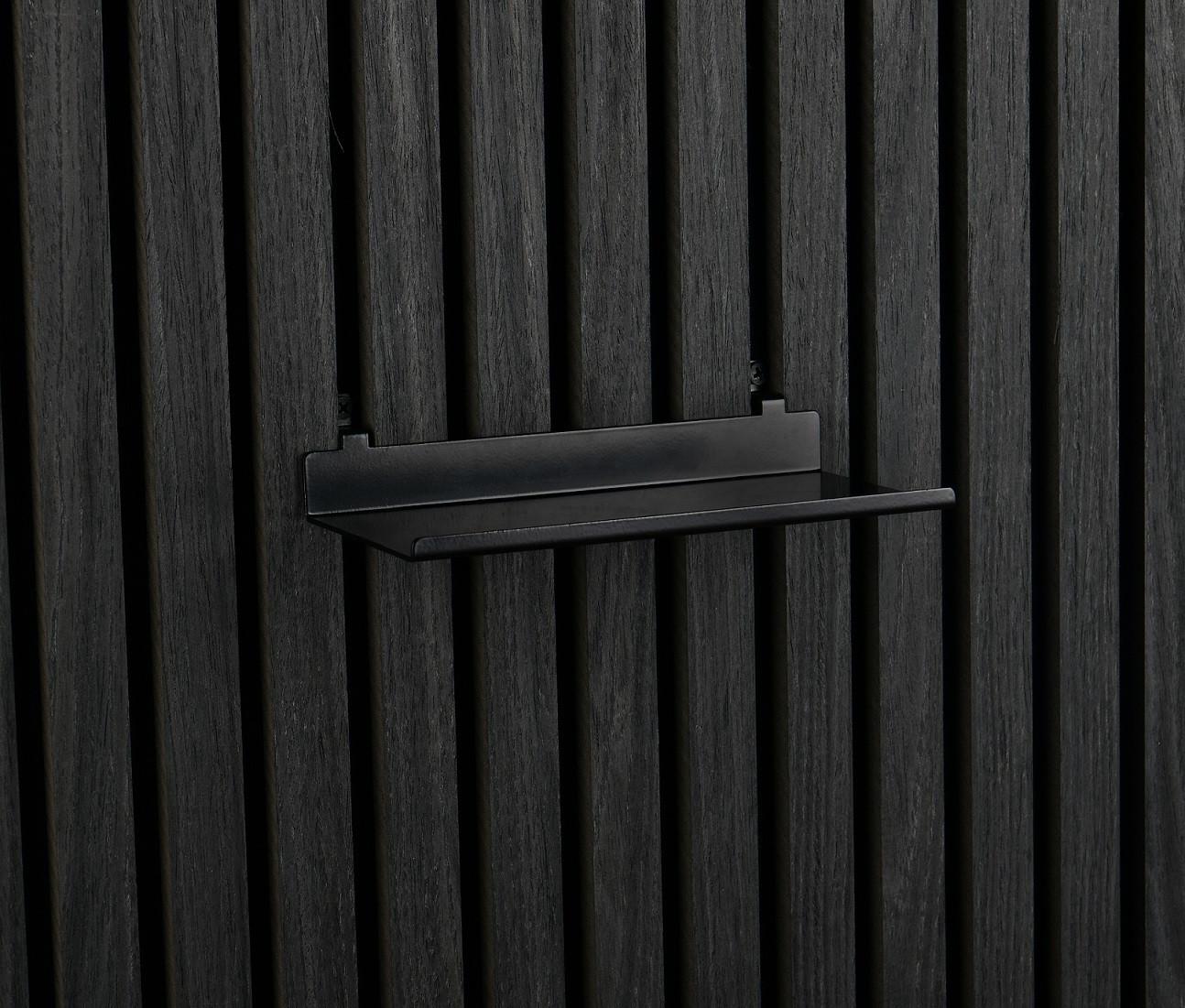 HYLLA GRACE -SB- - svart, Modern, metall (20/4/10cm) - Mömax
