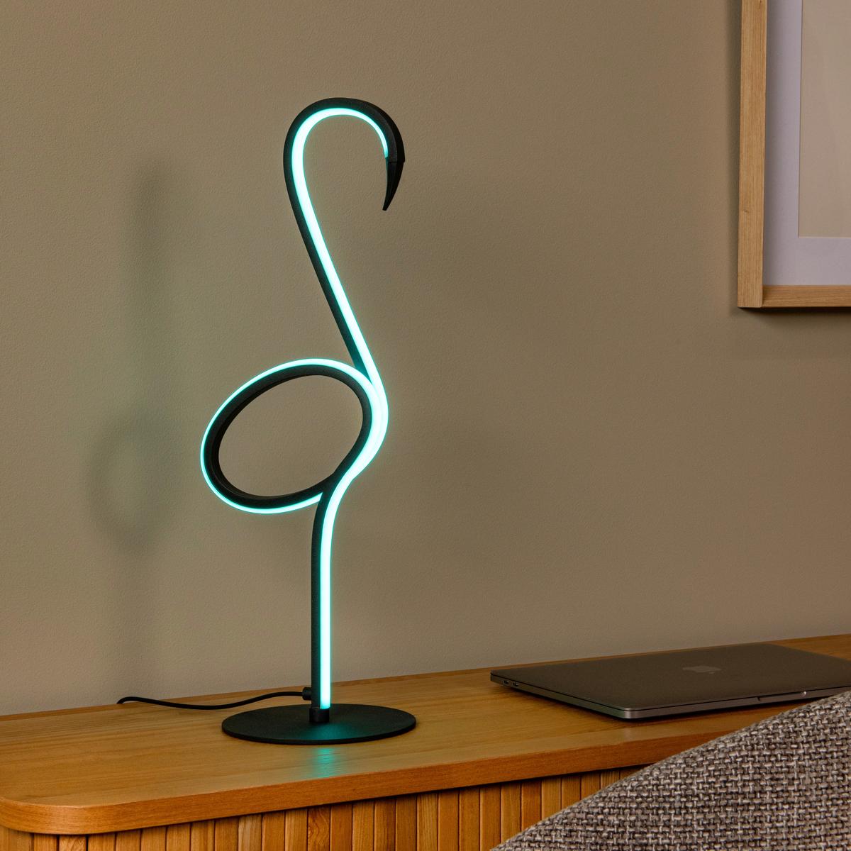 LAMPA STOŁOWA LED 05545/06/99 - FLAMINGO - czarny/różnokolorowy, Lifestyle, metal (15/18.1/49.5cm) - Lucide