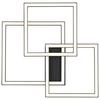 LED-TAKLAMPA TIMRE - svart, Modern, metall/plast (45,3/43,5/7,3cm) - Mömax