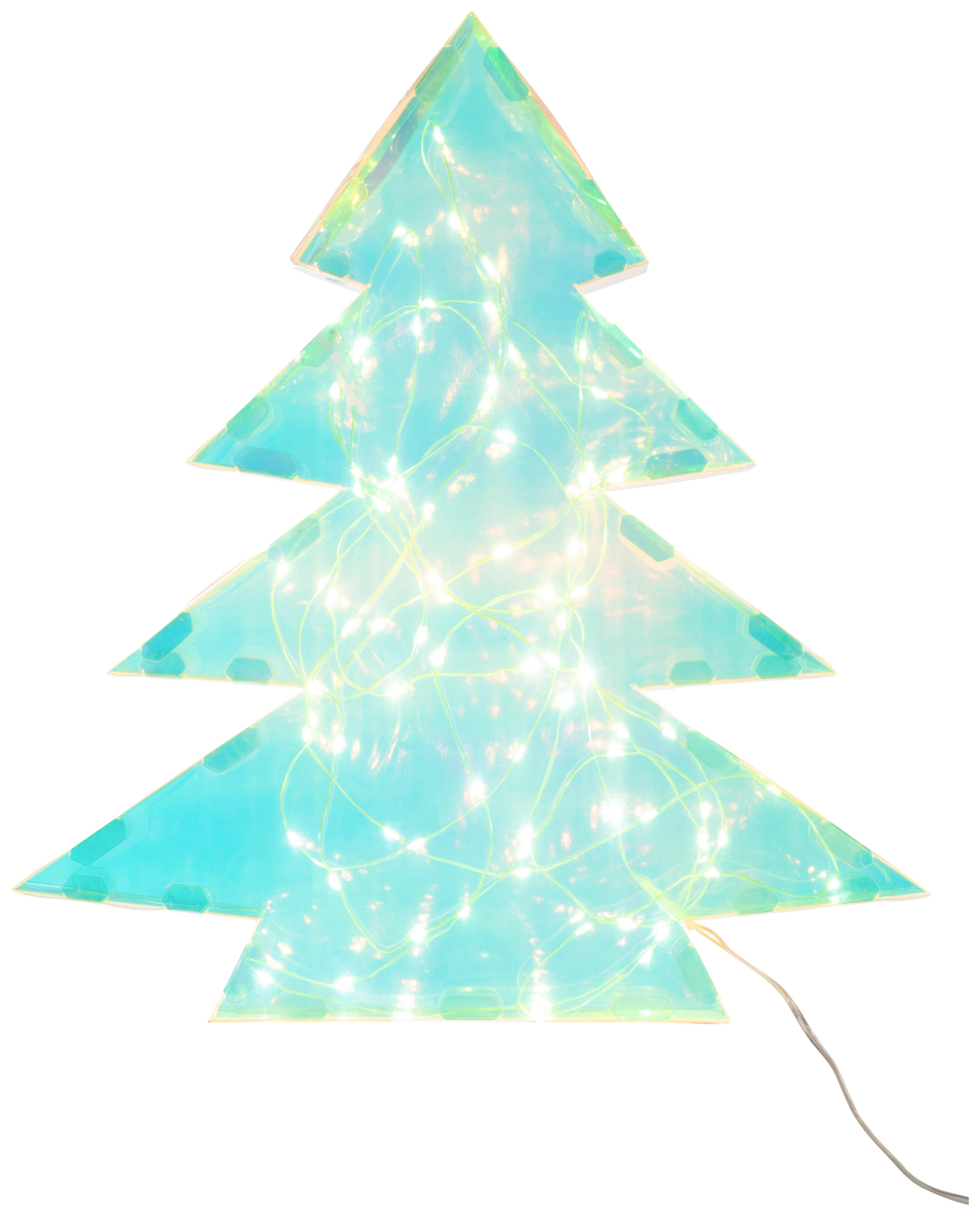 DEKORACJA ŚWIETLNA LED GUTI - przejrzysty, Konventionell, tworzywo sztuczne/metal (32/4,5/40cm) - Modern Living