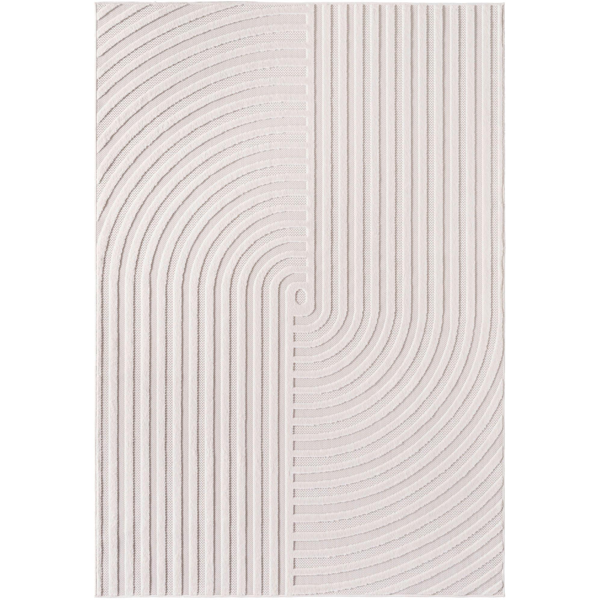 Ravno Tkana Preproga Doha, Krem, 160x230cm - krem barve, Basics, tekstil (160/230cm)