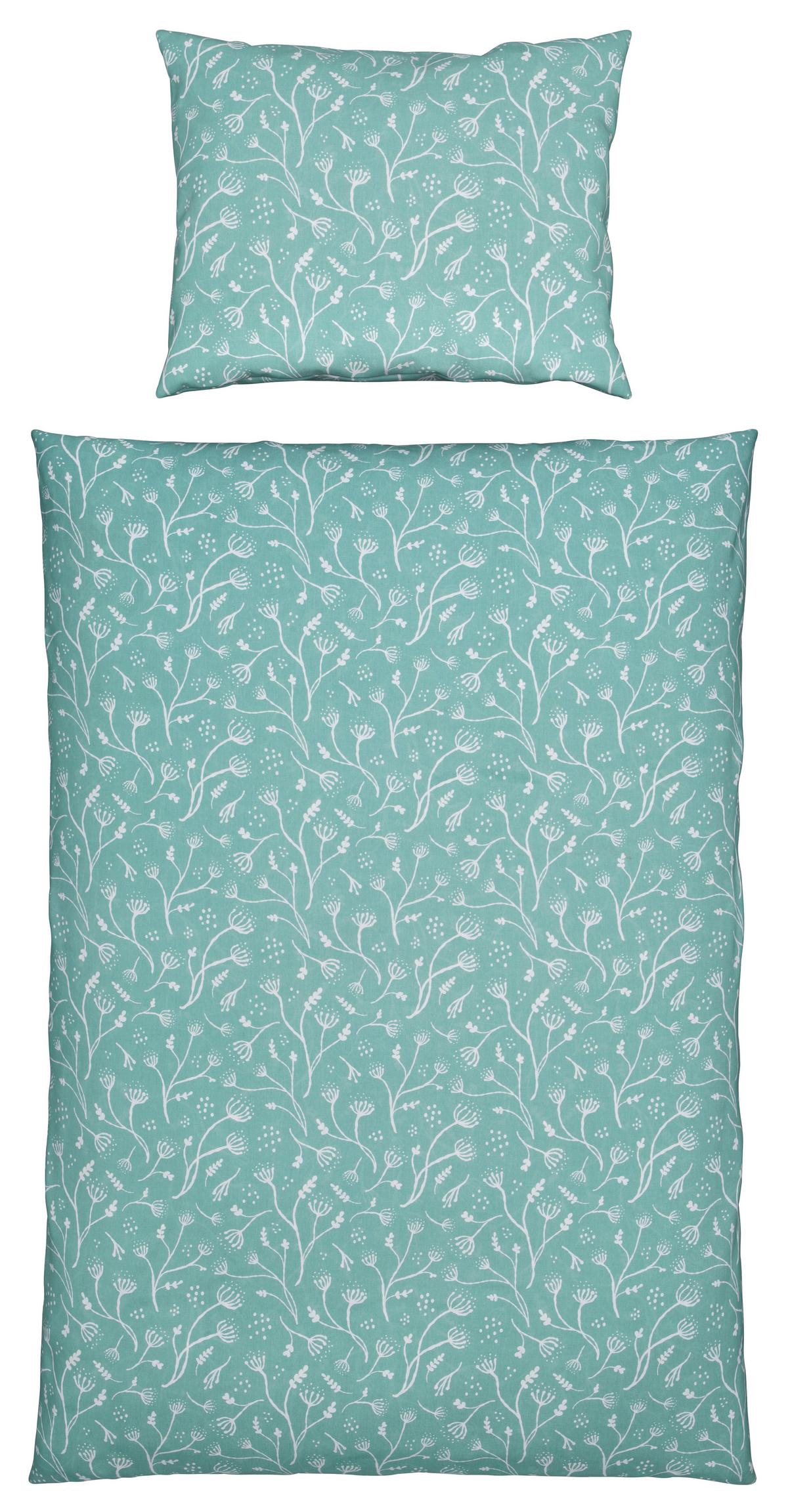 Ágyneműhuzat-garnitúra Frida - zöld, Konventionell, textil (140/200cm) - Best Price
