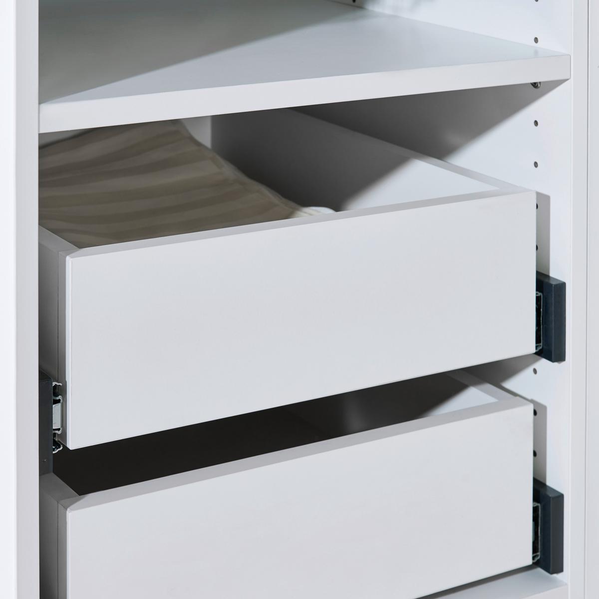 Schublade "UNIT" in Weiß - Weiß, MODERN, Holzwerkstoff (42,4/14/53cm) - Based