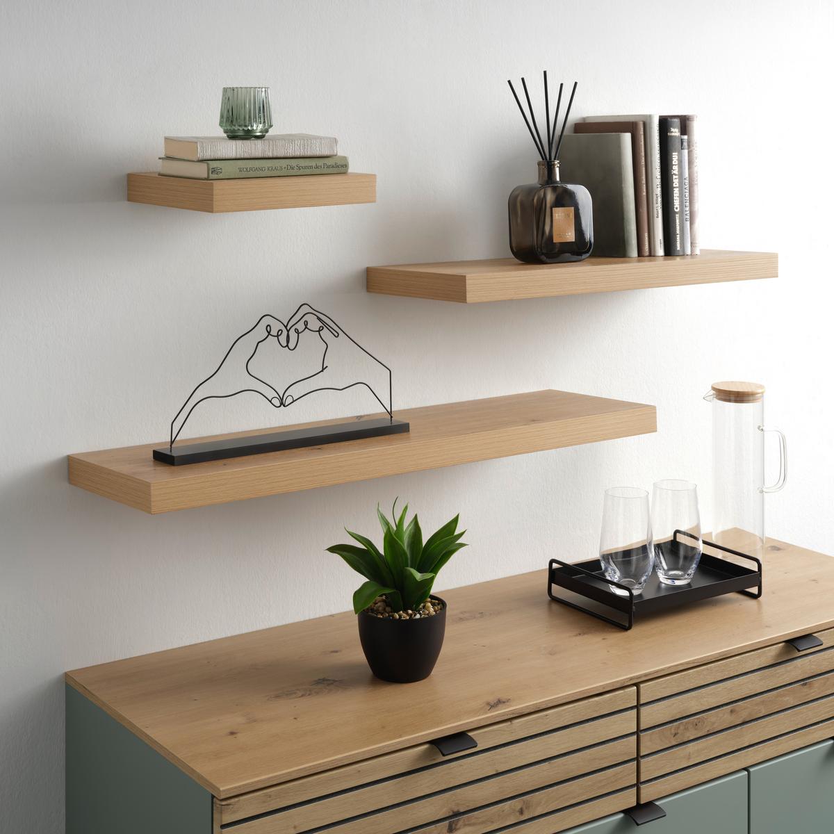 Zidna Polica Anja Sb - hrast Artisan, Moderno, drvni materijal (23,5/3,8/23,5cm) - Modern Living