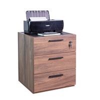Ladičar Na Kotačićima Rilega - boje oraha/antracit, Moderno, drvni materijal/plastika (50/61,2/47,2cm) - Modern Living
