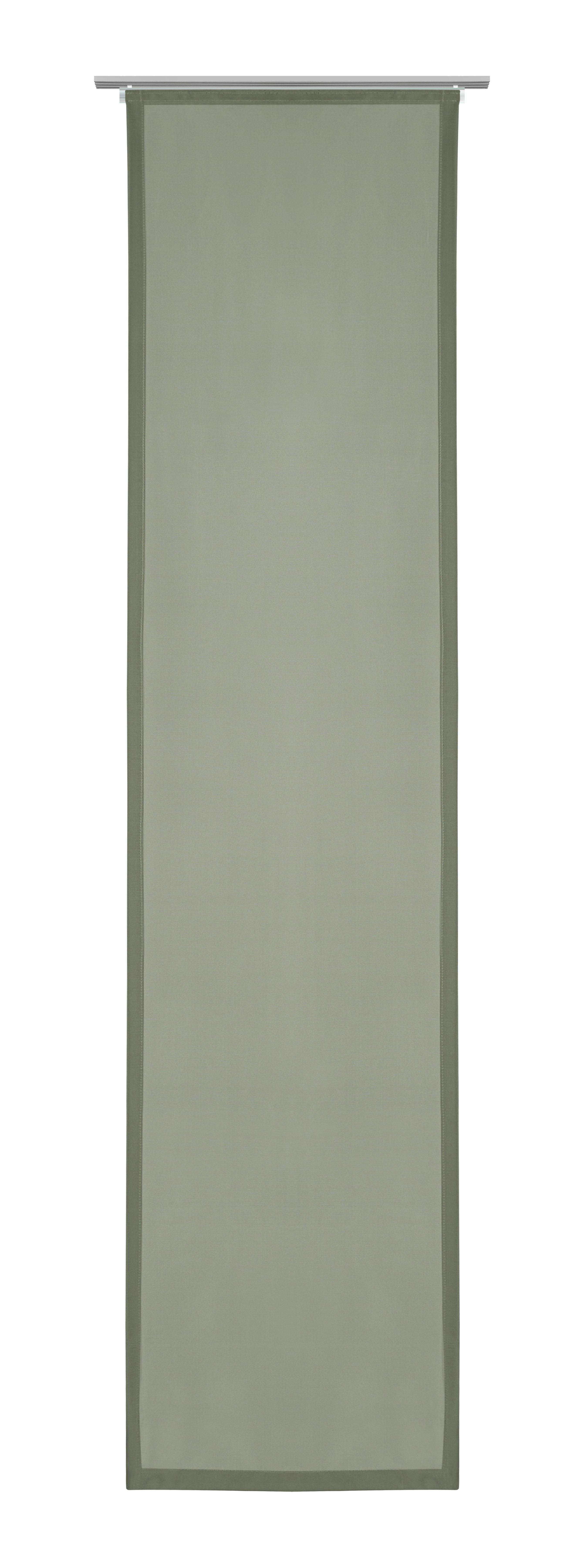 Flächenvorhang Vicky in Grün ca.60x245cm - Grün, KONVENTIONELL, Textil (60/245cm) - Mömax modern living