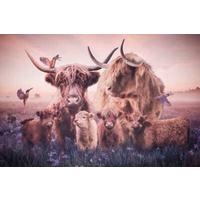 Glasbild Posterjunkie-15-148x98-Gls-Moz - Beige, Basics, Glas (148/98/10cm) - Wandkraft