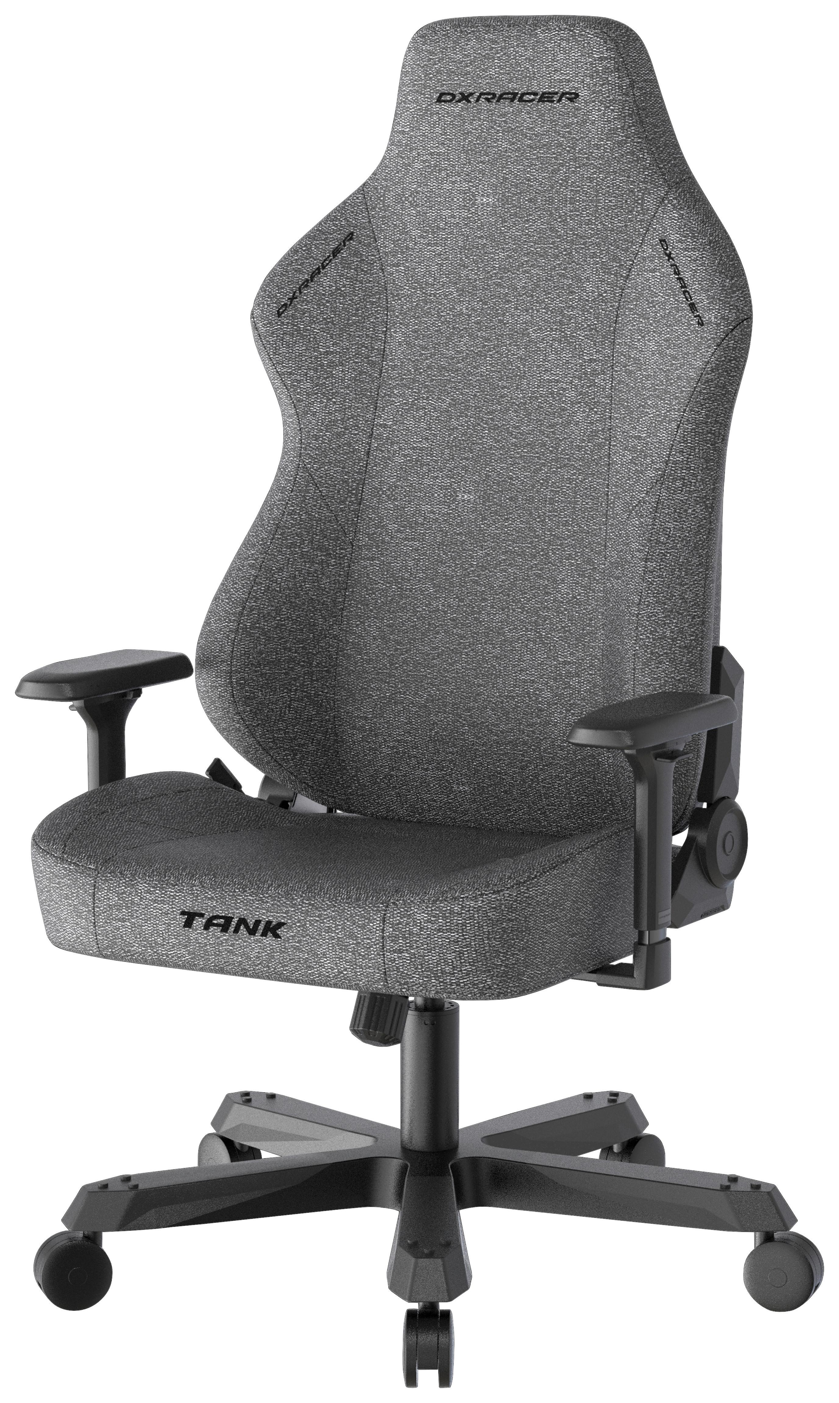 GAMINGSTOL TANK XL - svart/antracit, Modern, metall/textil (80/140/80cm) - Dxracer