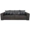 Mega Sofa Rose - siva/boje kroma, Moderno, tekstil/plastika (262/85/111cm) - Modern Living