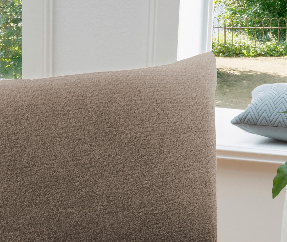 Relaxsessel Cremona ca. 100x78x96 cm Taupe - Taupe/Schwarz, Design, Textil/Metall (100/78/96cm) - Livetastic