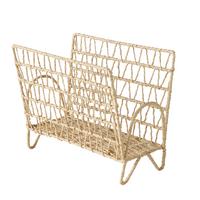 Suport de ziare Corda - culoare natur, Konventionell, hârtie/metal (38,9/22,3/29,3cm) - Mömax