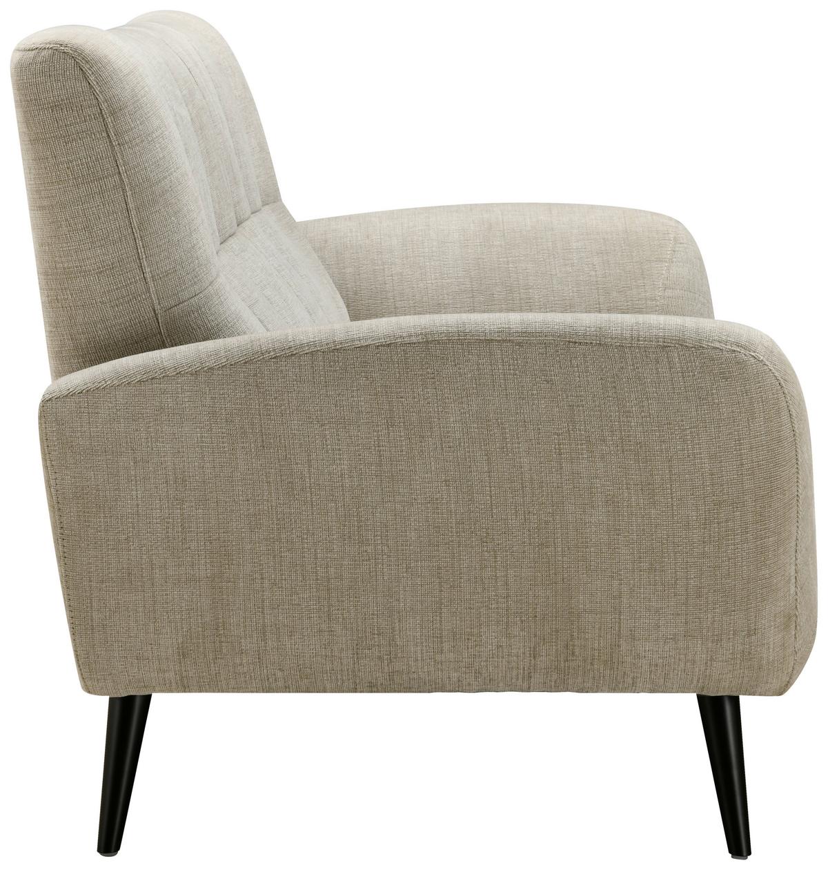 Dvosed Prag, Bež - črna/bež, Basics, kovina/tekstil (165/89/91cm) - P & B