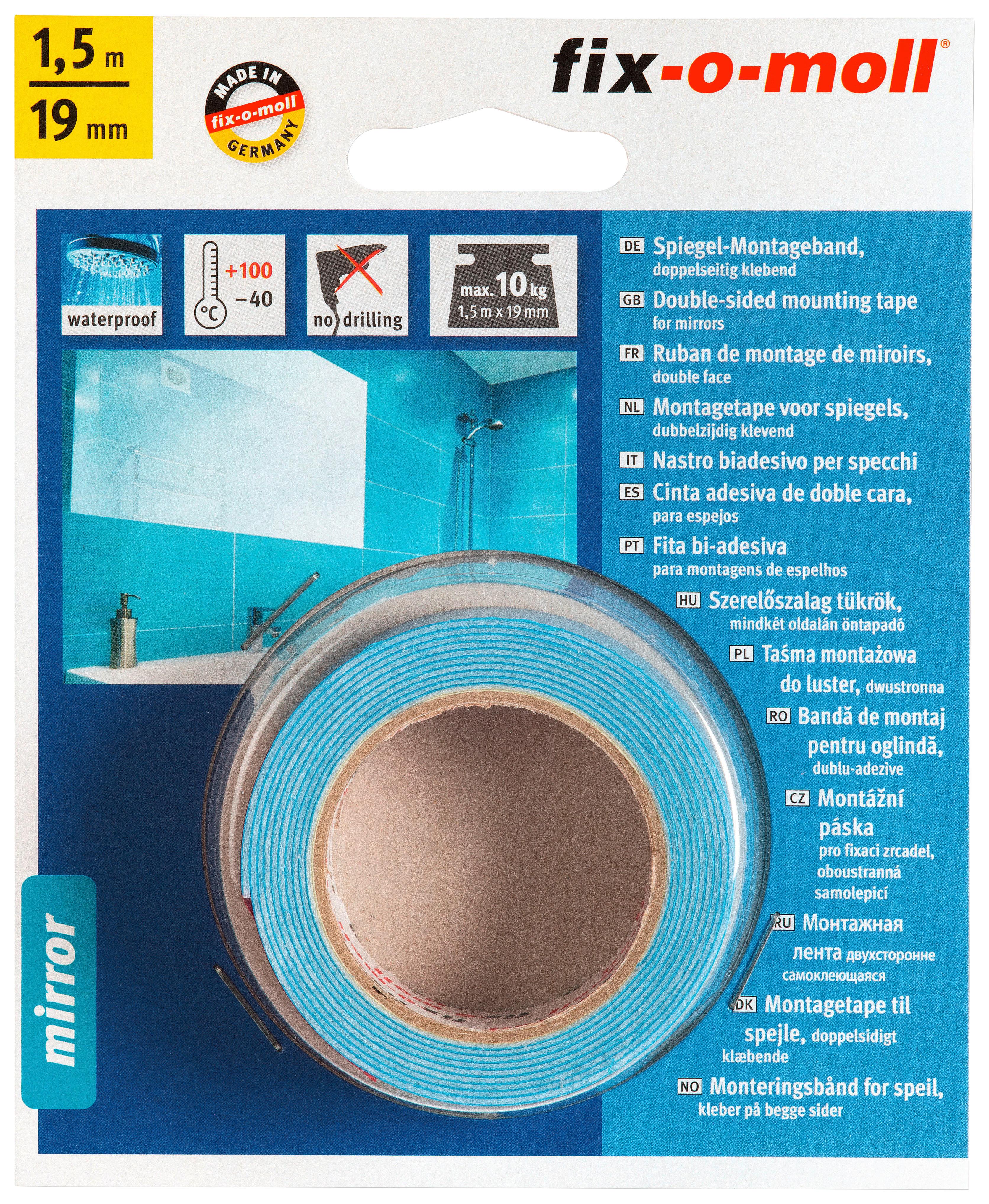 Szerelőszalag Tükörhöz Tükörhöz 10kg-Ig - kék, műanyag (1,9/150cm) - Suki