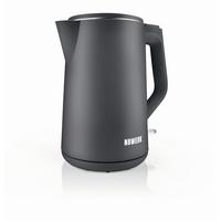 CZAJNIK ELEKTRYCZNY 02399 - kolor stalowy/szary, Basics, tworzywo sztuczne/metal (23/16/25,1cm)