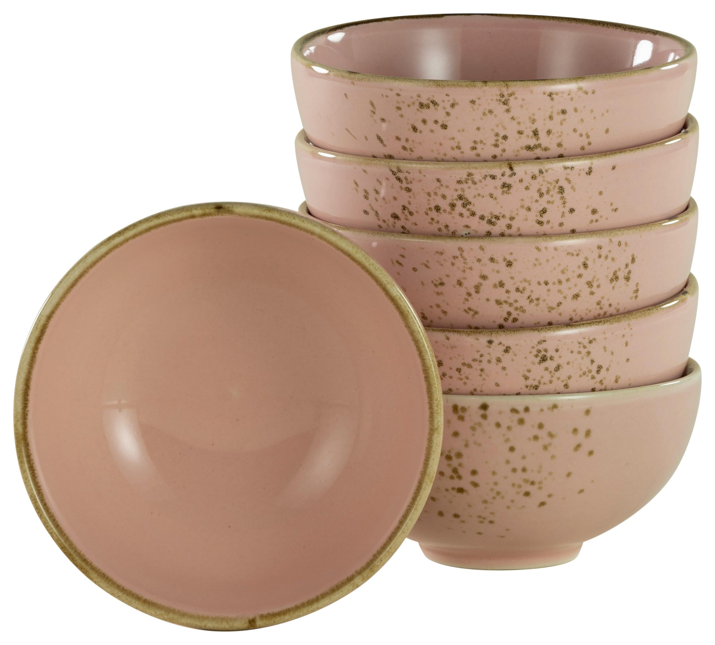 Set Skodelic Za Omake Rose, 6-Delni - svetlo roza, Trend, keramika (11,5cm) - Creatable