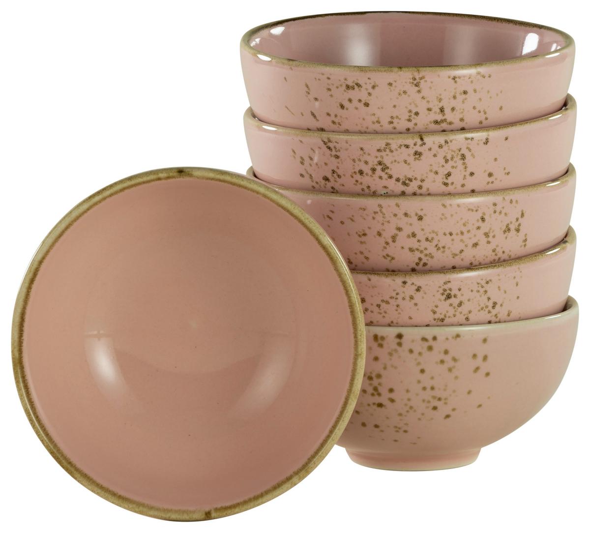 Set Skodelic Za Omake Rose, 6-Delni - svetlo roza, Trend, keramika (11,5cm) - Creatable