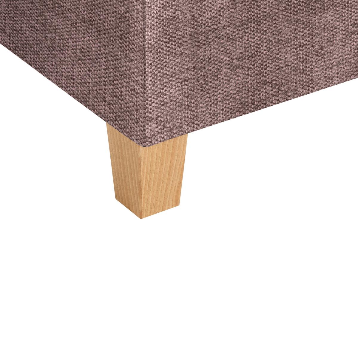 Kutna Garnitura Lille - jorgovan/svijetlo smeđa, Moderno, tekstil/drvo (232/110/156cm) - Best Price