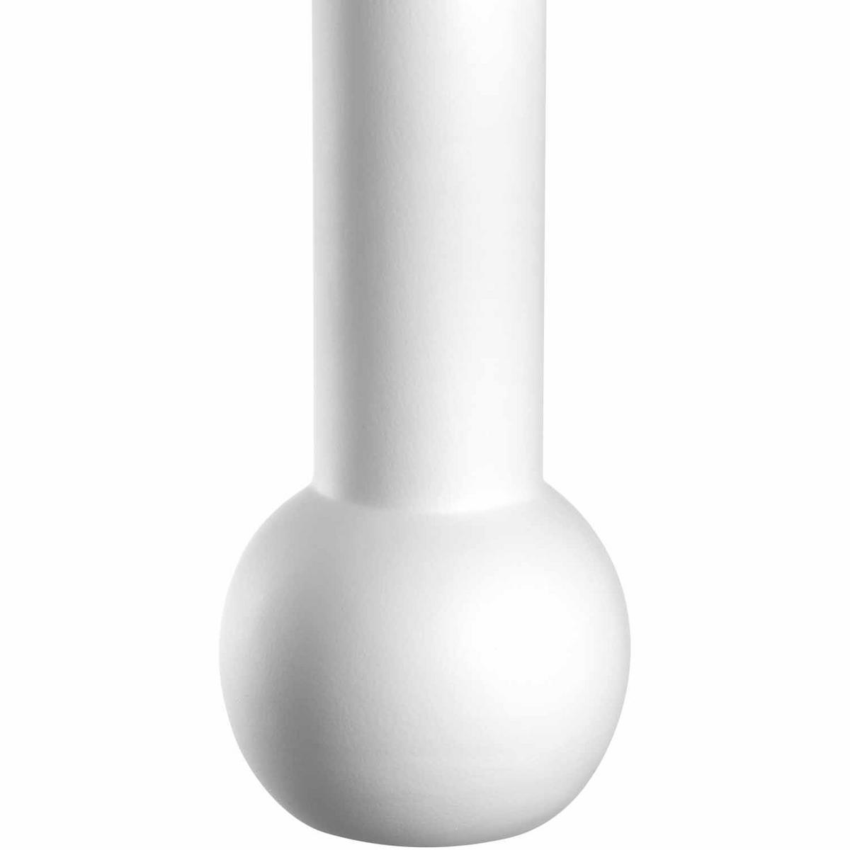 Vase Weiß - Weiß, LIFESTYLE, Keramik (18,5/42/18,5cm) - Leonardo