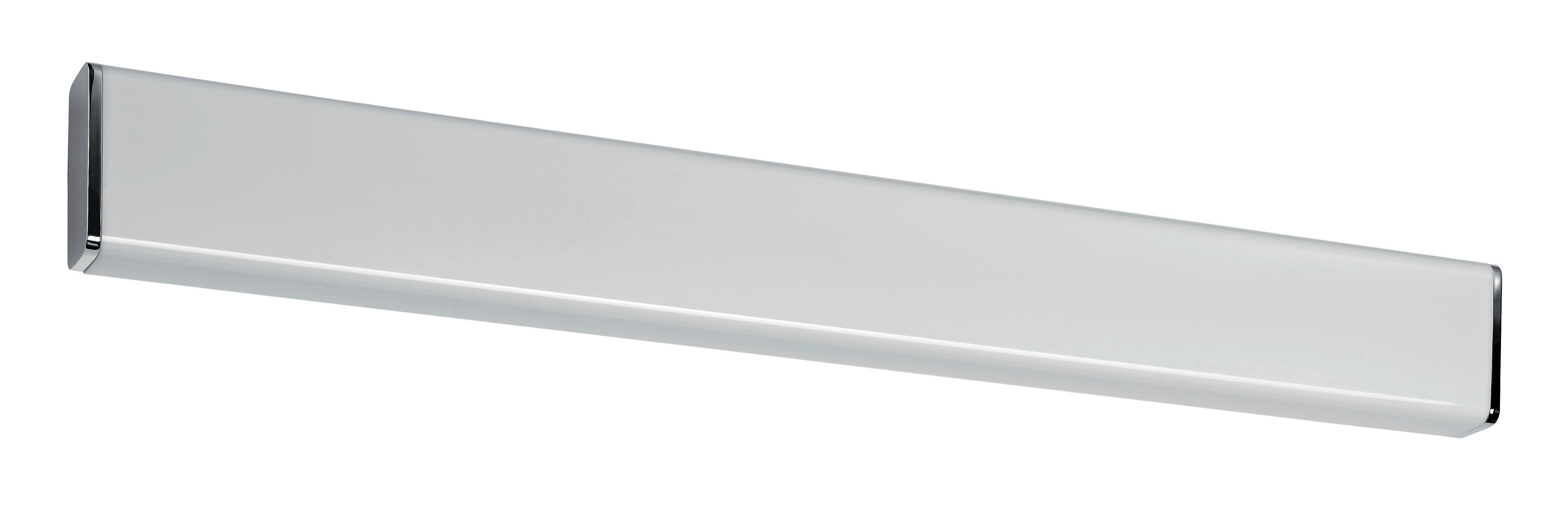 Wandleuchte Nembus in Chromfarben/Weiß max. 9 Watt - Chromfarben/Weiß, Basics, Kunststoff/Metall (60/6,8/6,3cm) - Paulmann