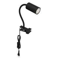 Klemmleuchte Robby max. 25 Watt - Schwarz, Basics, Metall (10/5,5/41,5cm) - Globo