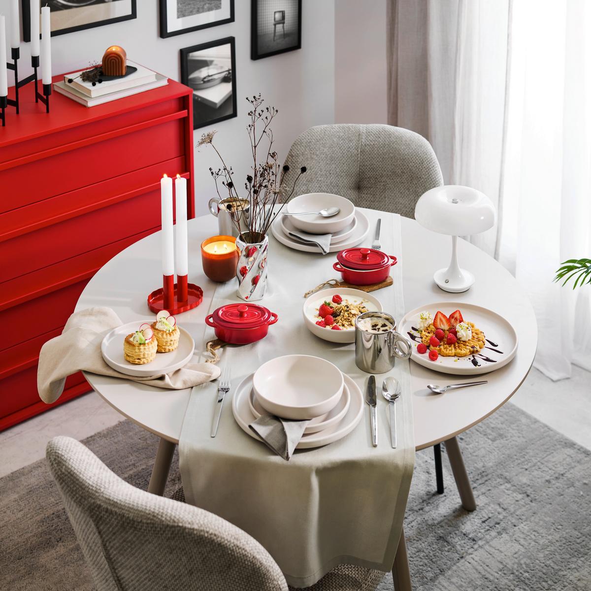 Besteckset Thi Silberfarben, 16-teilig - Silberfarben, MODERN, Metall - Mömax