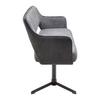 SITTBÄNK VALLETTA - svart/antracit, Modern, metall/textil (170/85/61cm) - Premium Living