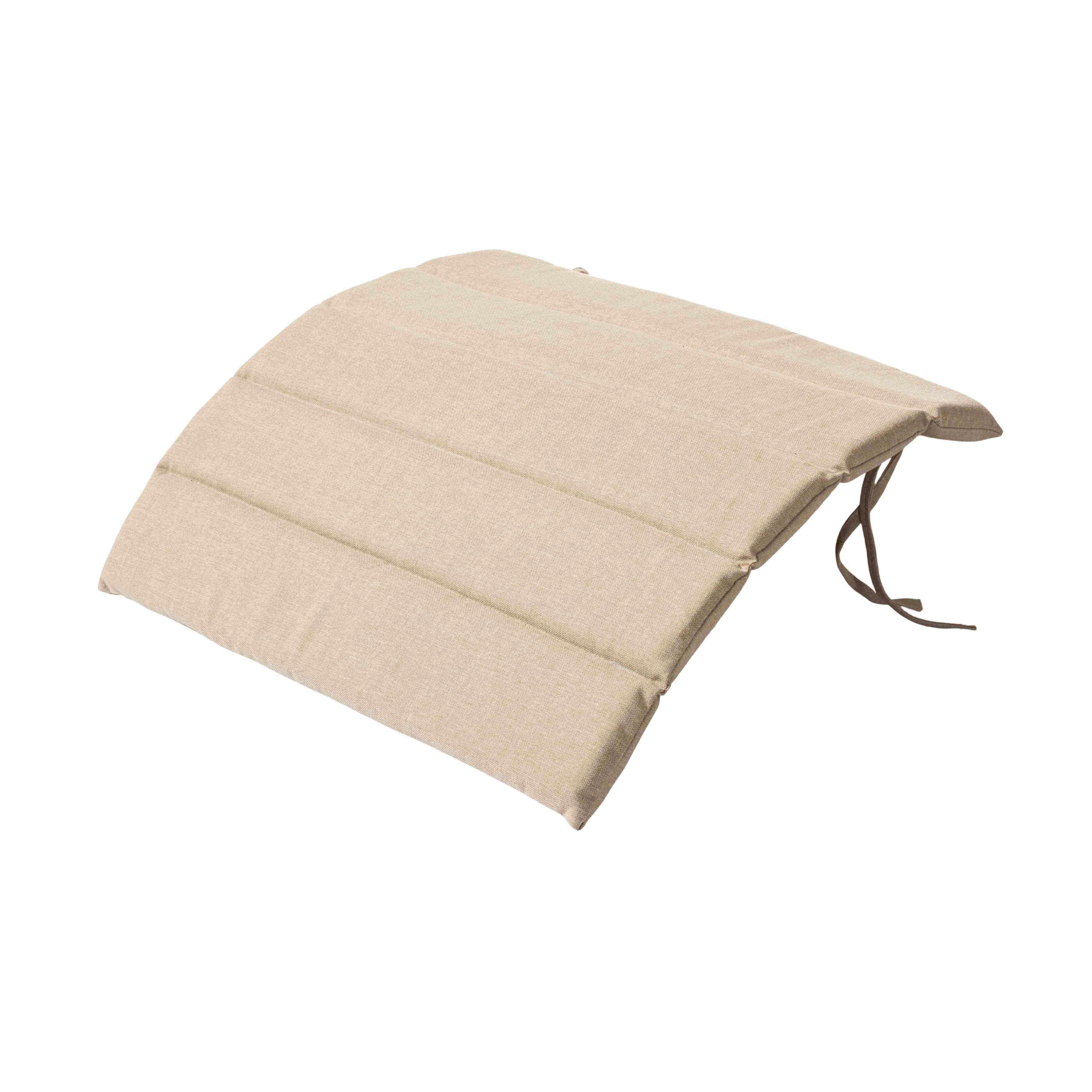 Gartenhockerauflage Adirondack - Sandfarben, Natur (62/2/54cm) - Gardenson