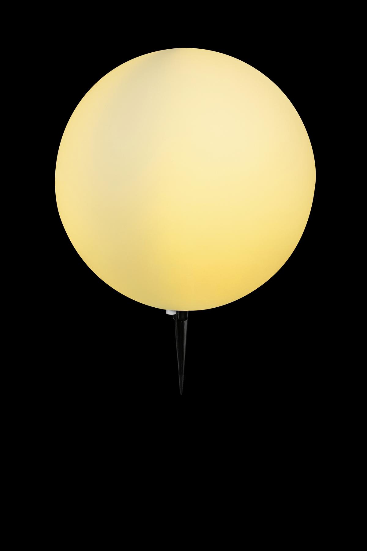 AUSSENSTEHLEUCHTE 31776 TOULA - Weiss/Schwarz, Design, Kunststoff (40/56cm) - Globo