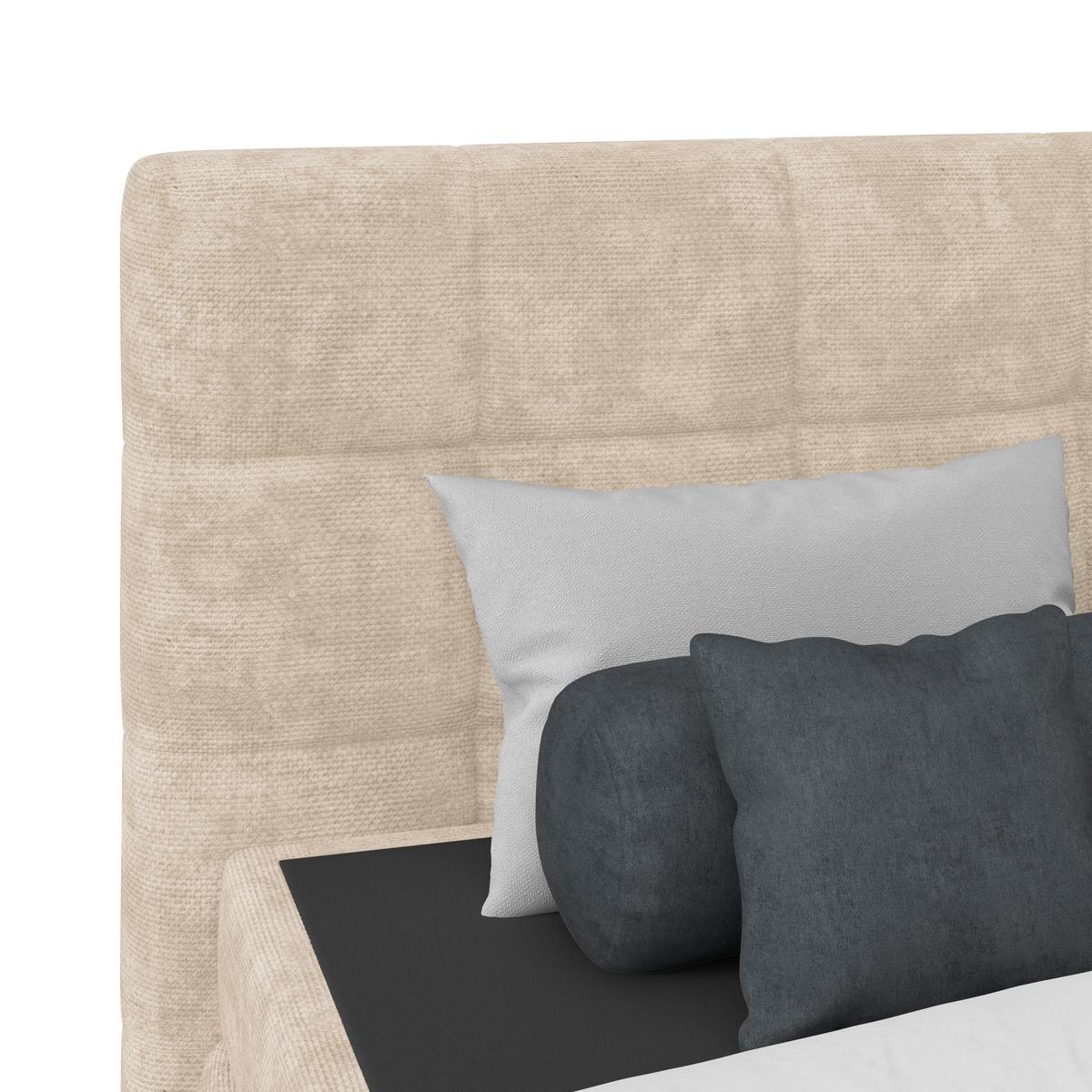 PAT BOX VEGA - alb/verde, Trend, lemn/textil (160/200cm) - Modern Living