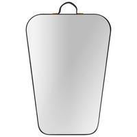 Wanddeko Oval ca. 14x20cm - Klar, MODERN, Glas/Holzwerkstoff (14/20cm) - Modern Living