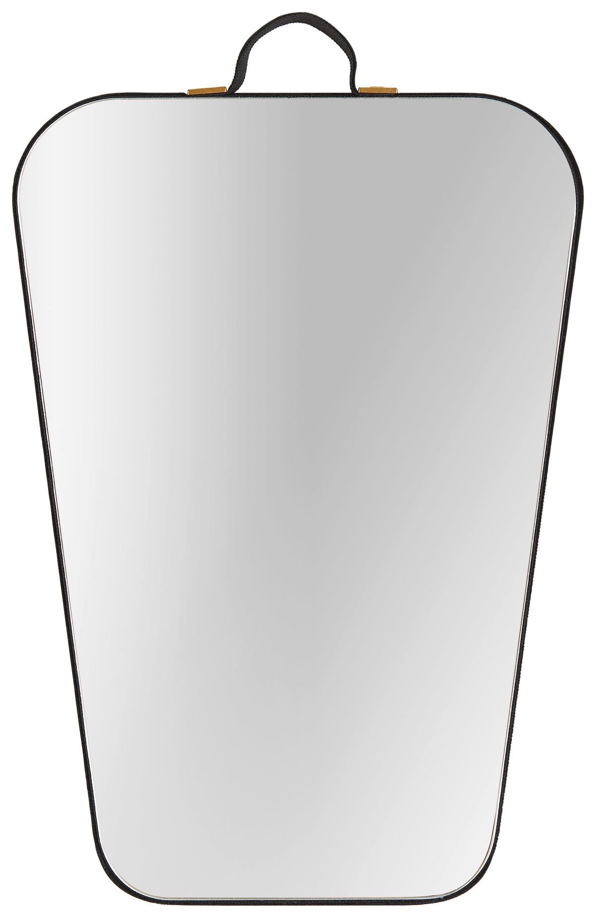 Wanddeko Oval ca. 14x20cm - Klar, MODERN, Glas/Holzwerkstoff (14/20cm) - Modern Living