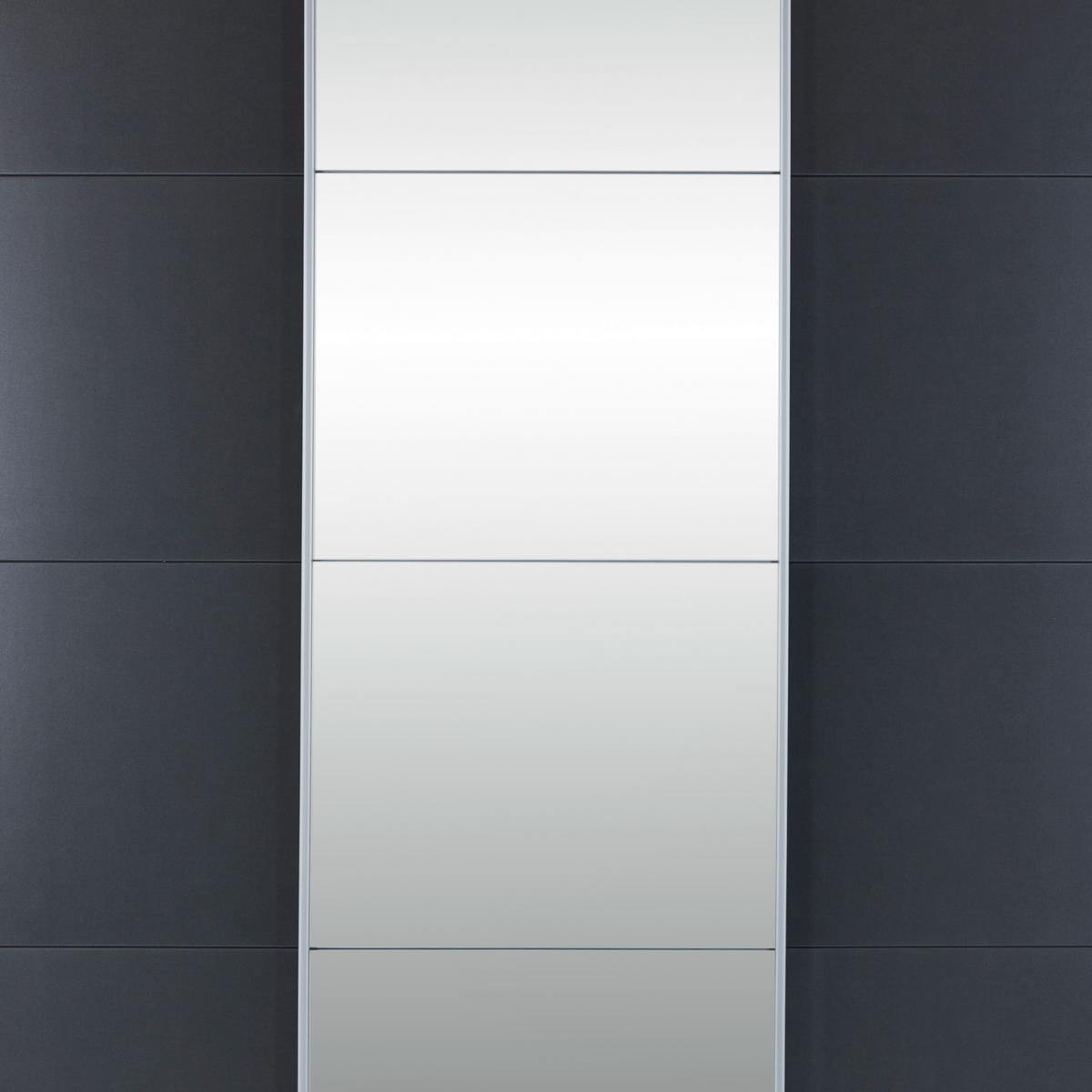 Dulap cu uși culisante MIAMI - gri, Modern, material pe bază de lemn (203/229/62cm)