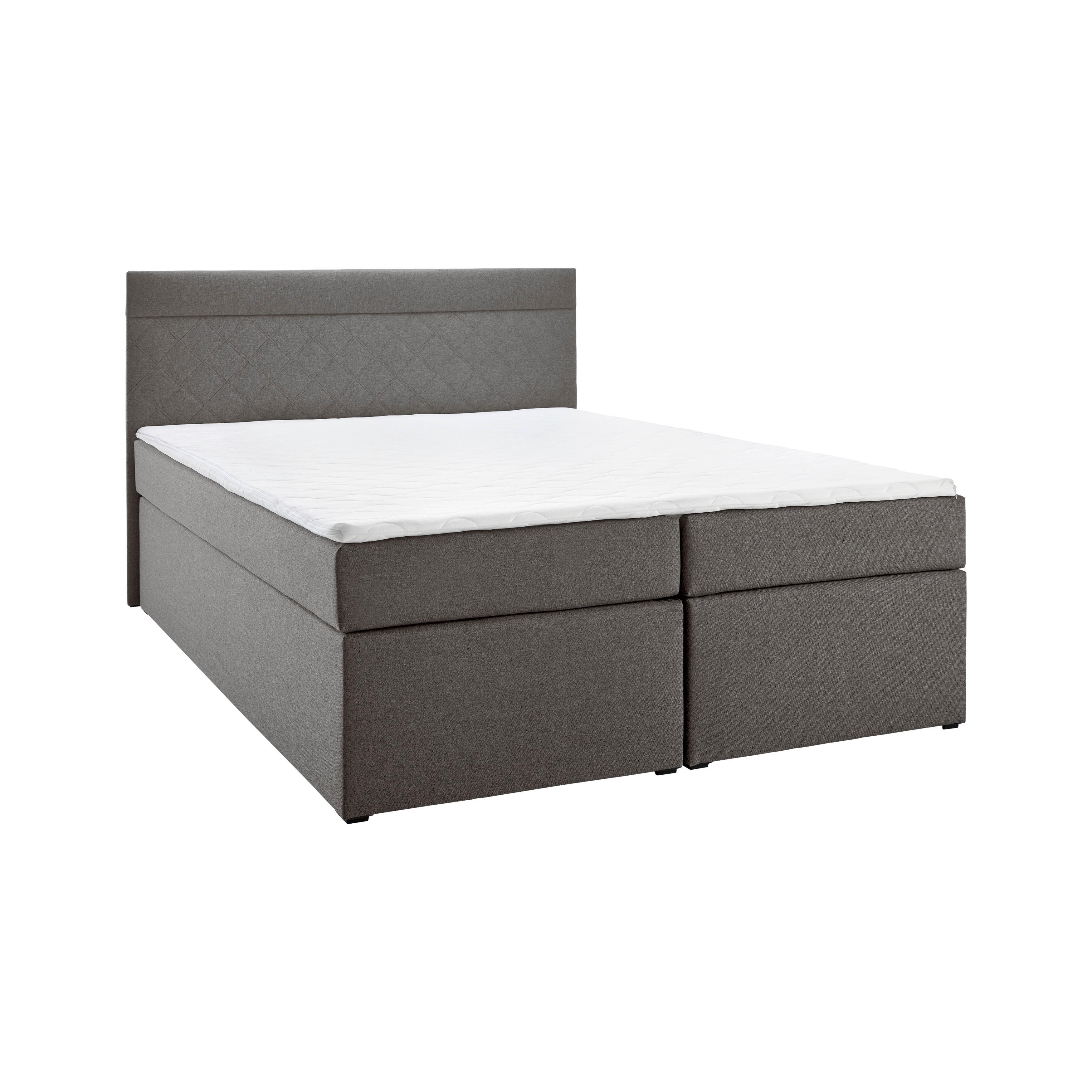 BOXSÄNG ROSA - grå/svart, Modern, trämaterial/trä (140/200cm) - Bessagi Home