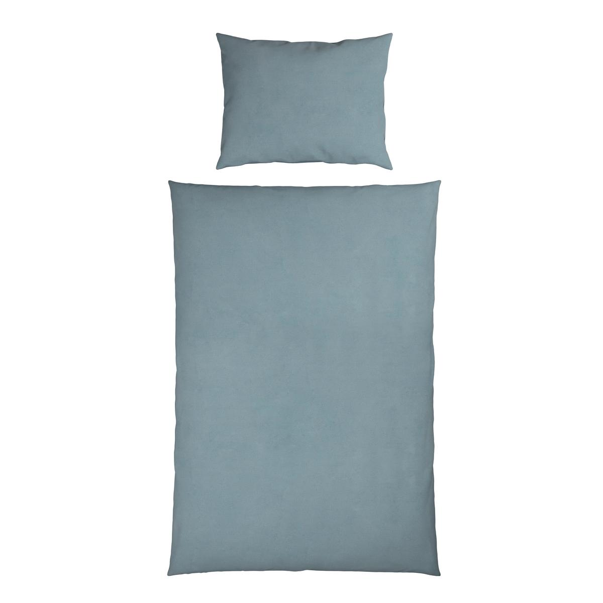 Wendebettwäsche Cashmere Jade ca. 140x200cm - Jadegrün/Petrol, Textil (140/200cm) - Mömax