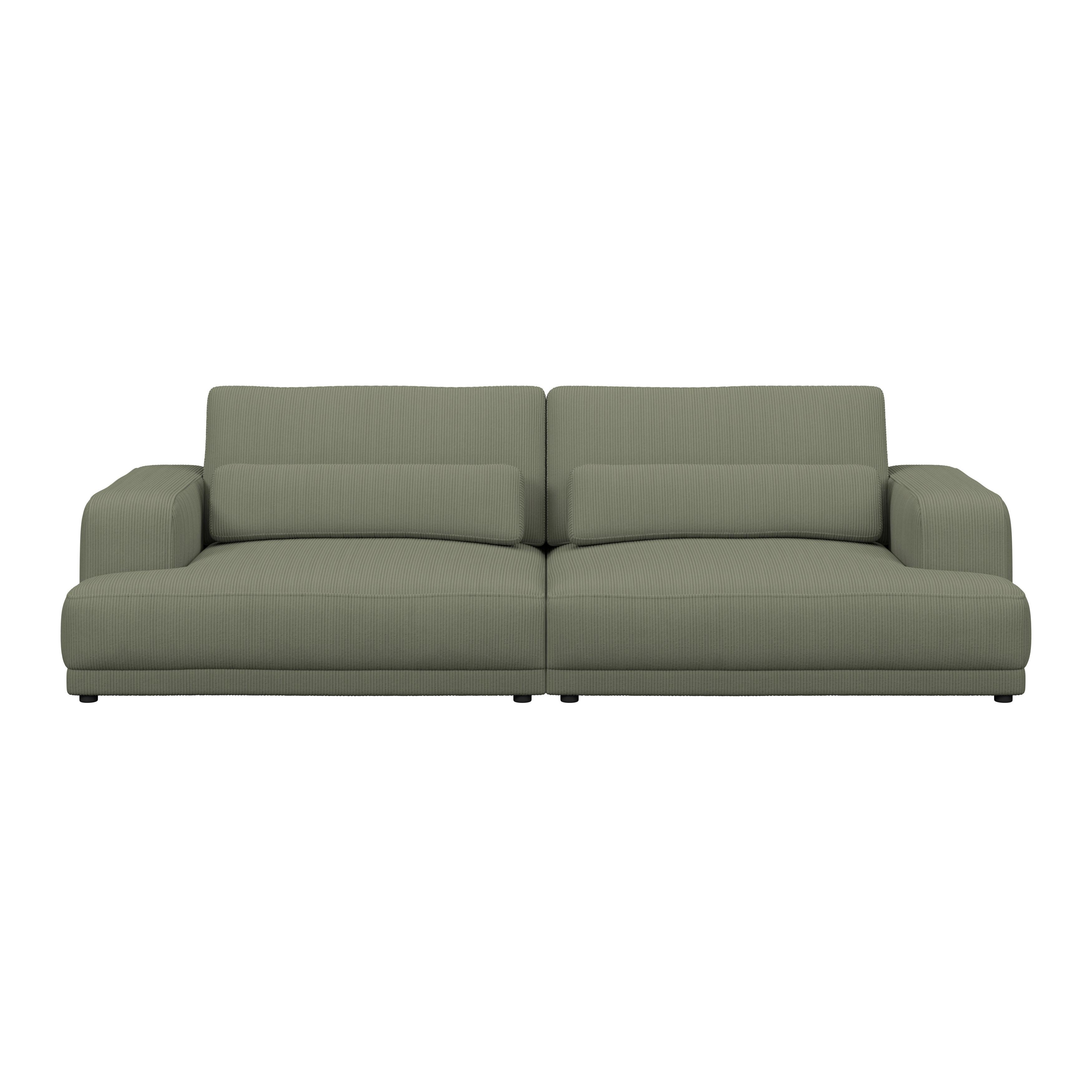 Velika Sofa Savona - svijetlo zelena, Trend, tekstil (260/77/111cm) - Luca Bessoni